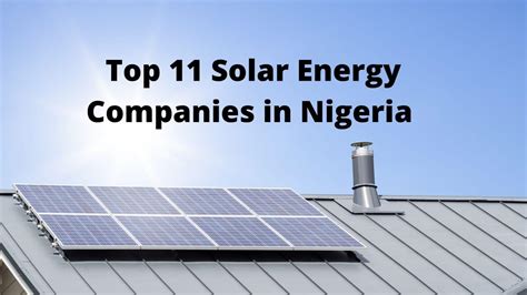solar energy companies in nigeria