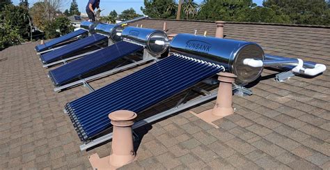 solar home hot water heating system