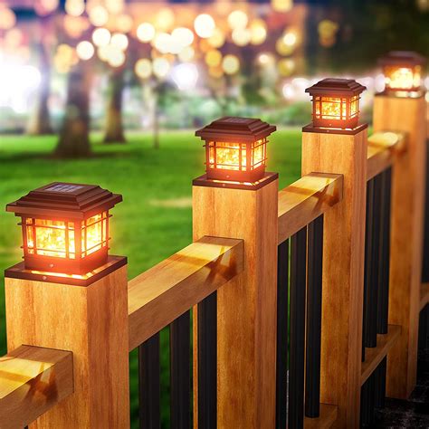 Solar Lights For Pvc Fence Posts
