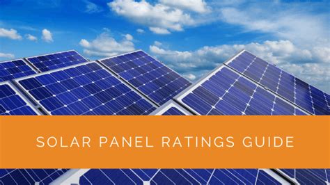 solar panel ratings consumer reports