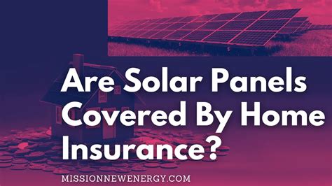 solar panels covered by insurance