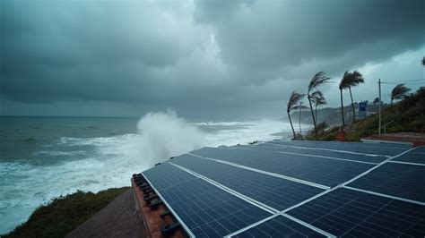 solar panels hurricane