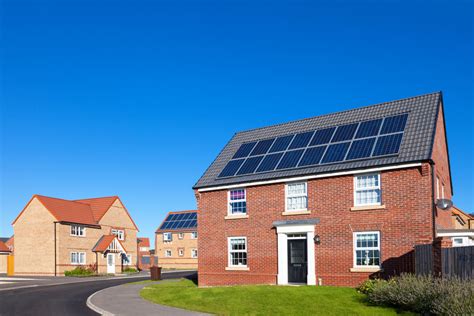 solar panels on new build houses uk
