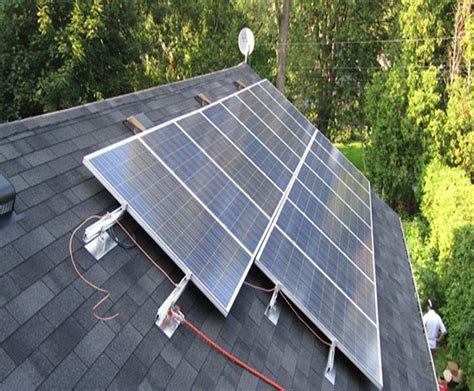 Solar Panels On Sloping Roof