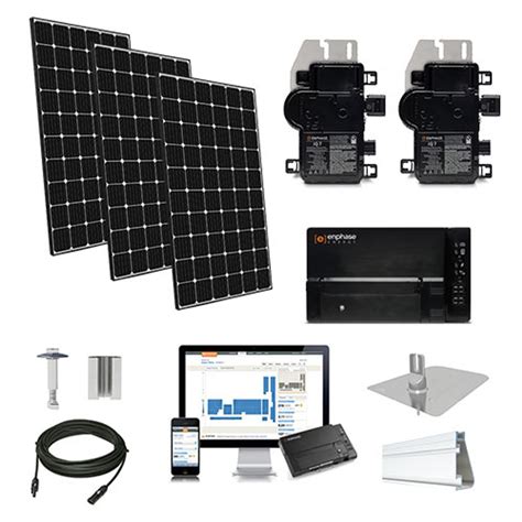 solar panels with built in micro inverters