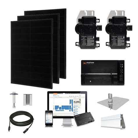 solar panels with enphase inverters