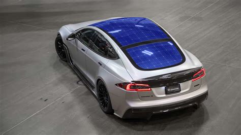 solar powered cars tesla