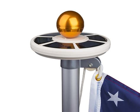solar powered flagpole light review