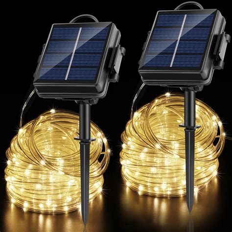 solar powered string lights for camping