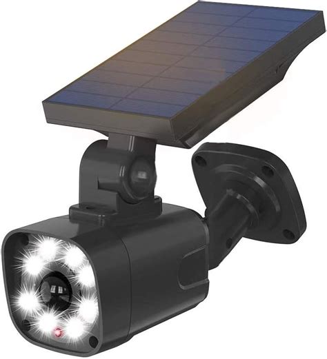 solar security light with motion sensor and camera