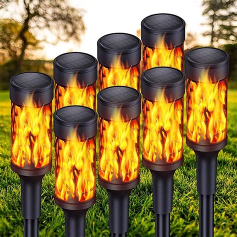 Solar String Lights Flicker Flame