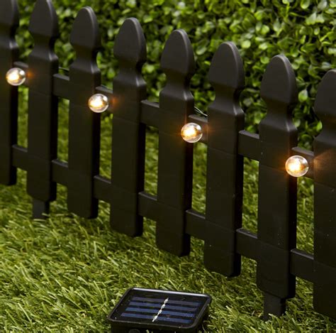 solar string lights for fence