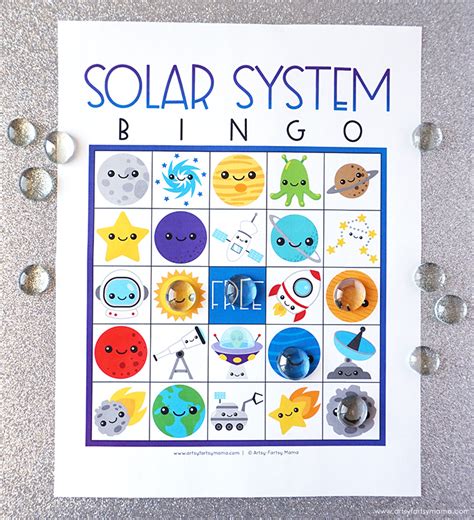 Solar System Bingo Printable