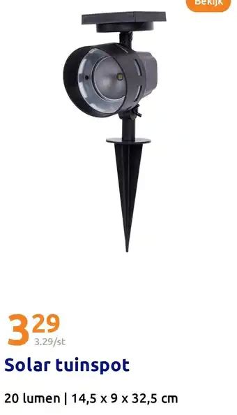 Solar Tuinspot Action