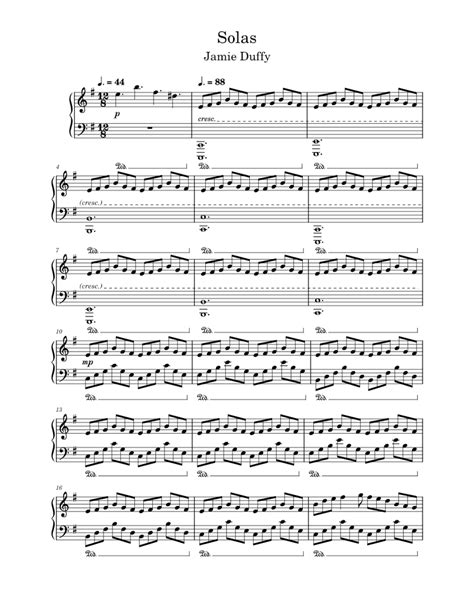 solas sheet music musescore