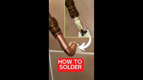 Solder Leaking Copper Pipe