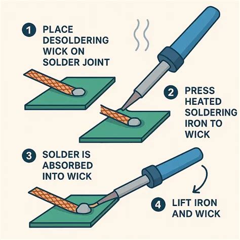 Solder Wick Step By Step