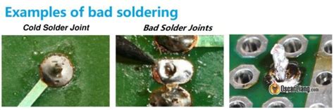 Soldering Flux Burning