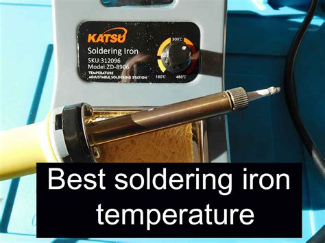 Soldering Iron Temperature For Electronics