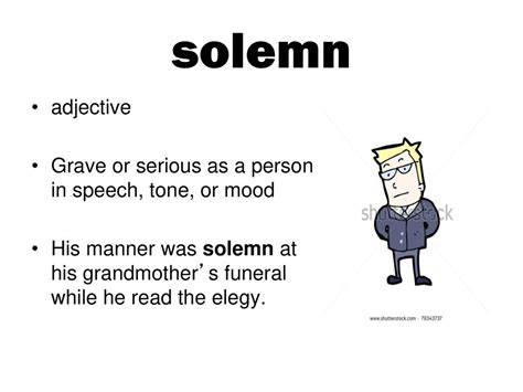 Solemn Dread Definition
