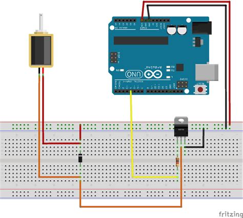 Solenoid Actuator Arduino
