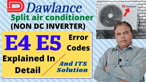 Soleus Air Conditioner E4 Error
