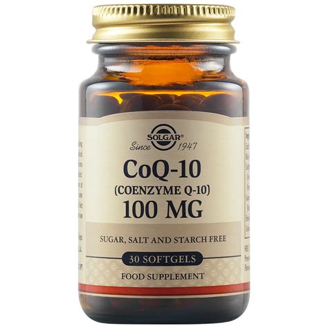 solgar coenzyme q10 100 mg 30 tablet