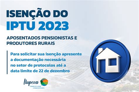 solicitar isenção do iptu