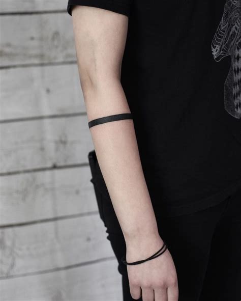 Cool Solid Black Armband Tattoo Designs Ideas