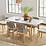 Veryke 5Pieces Dining Table Sets, Elegant Solid Wood Round Table with