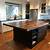solid wood kitchen island with seating