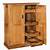 solid wood kitchen storage cabinet