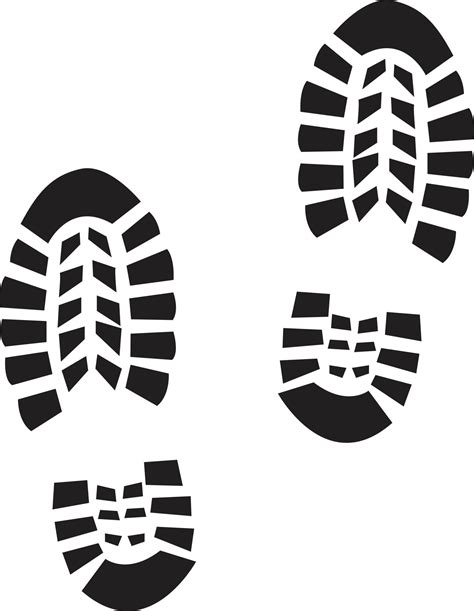 Solid Boot Prints Printable