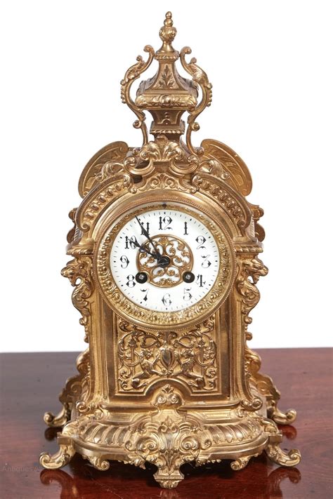 Solid Brass Mantel Clock