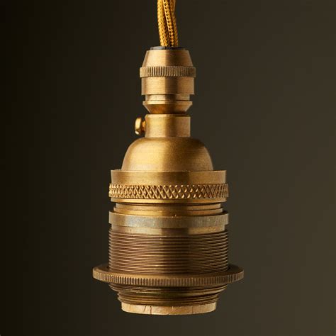 Solid Brass Pendant Light Socket