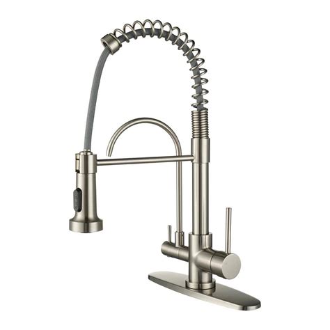 Solid Brass Sprayer Kitchen Faucet