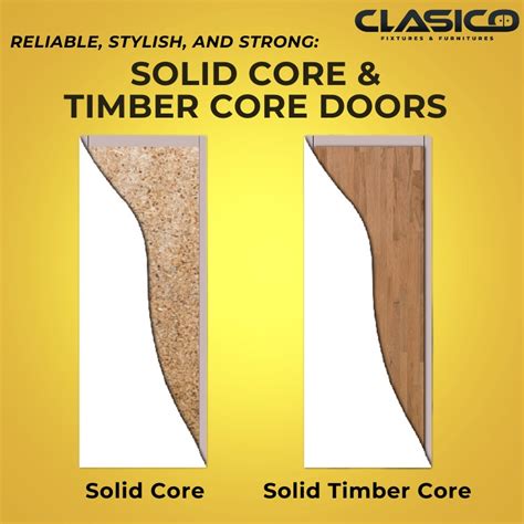 Solid Core Timber External Door