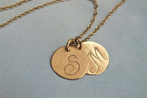 Solid Gold Initial Charms