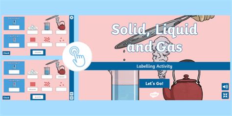 Solid Liquid Gas Interactive