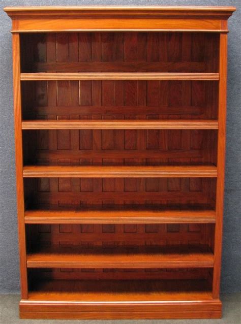 Solid Mahogany Bookcase Plan
