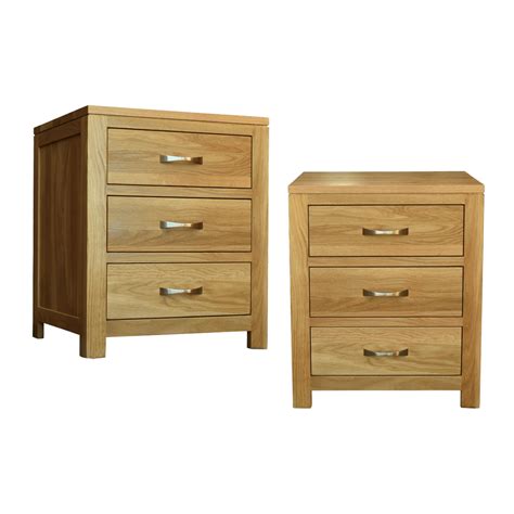 Solid Oak Bedside Tables Australia
