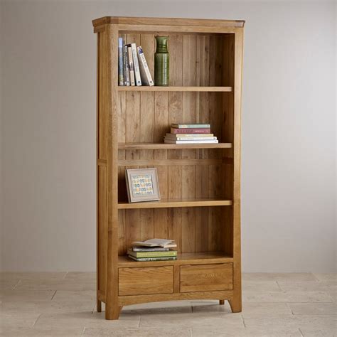 Solid Oak Bookcase Rustic