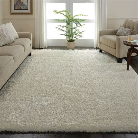 Solid Plush Area Rugs