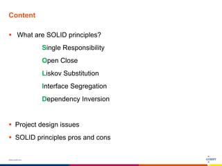 Solid Principles Pros And Cons