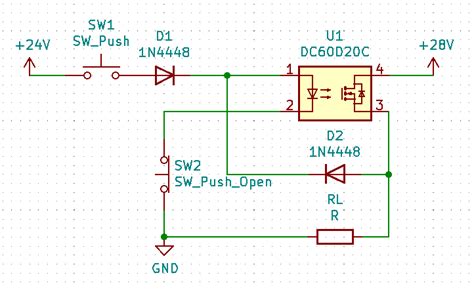 Solid State Relay Latching Circuit