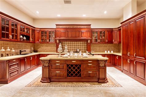luxury solid wood kitchen in Kitchen from Home