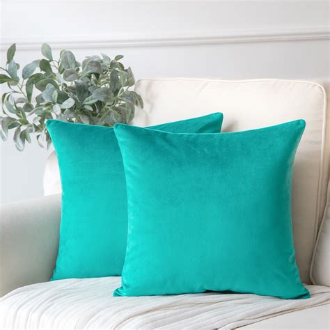 Solid Turquoise Pillows