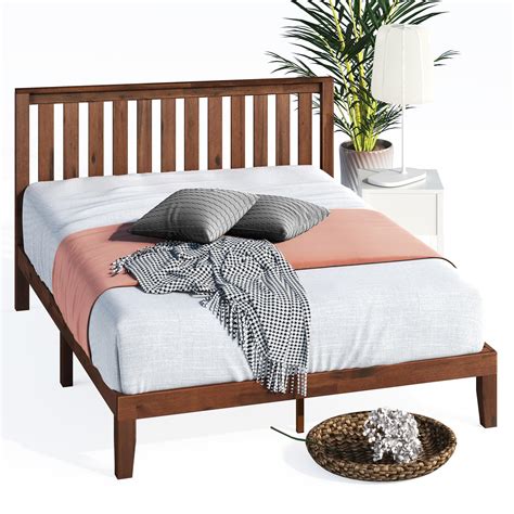 solid wood queen bed frame