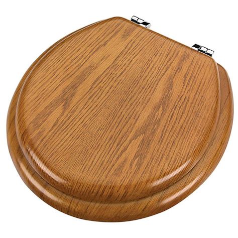 solid wood round toilet seats
