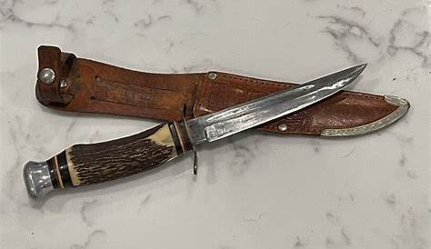 Solingen Germany Knife Stag Handle Mid Century Jowika German Horn Bowie And Etsy